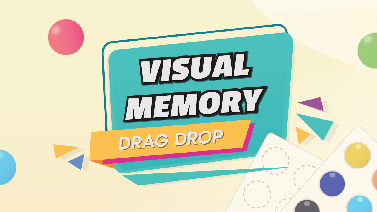 Visual Memory Drag Drop